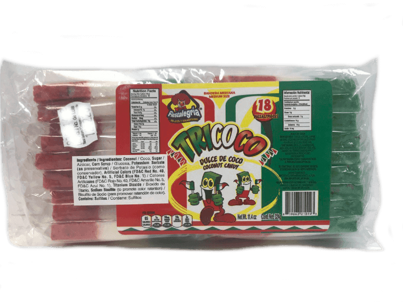Tricolor Coconut Candy Medium Size
